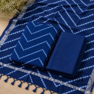 Blue Linen Cotton