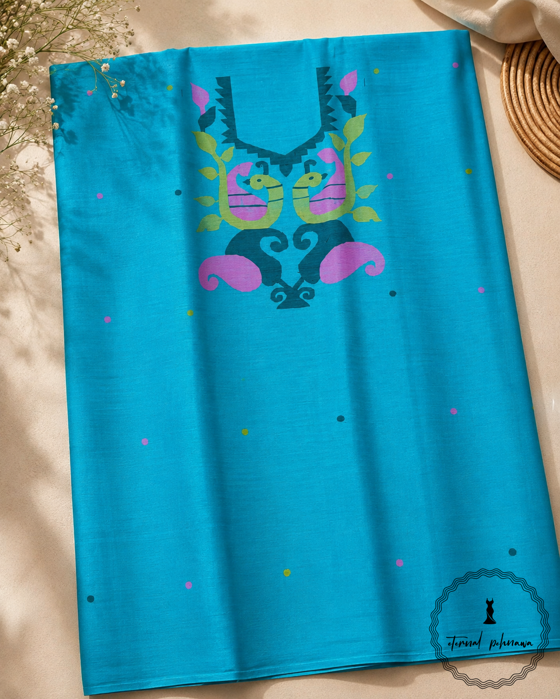 b4 Authentic Handloom Jamdani Kurti Fabric