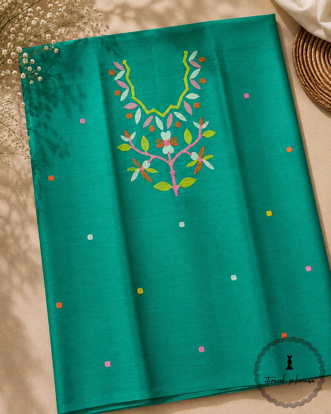 c4 Authentic Handloom Jamdani Kurti Fabric
