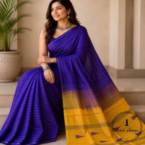 Handloom Vaalai Naar Pattu Saree (Banana Silk)