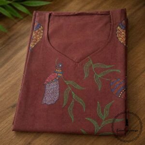Handcrafted Gond Art Cotton Kurti