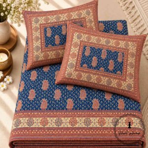 Royal Sanganer Pure Cotton Double Bed Bedsheet
