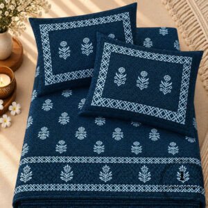 Royal Sanganer Pure Cotton Double Bed Bedsheet