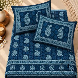 Royal Sanganer Pure Cotton Double Bed Bedsheet