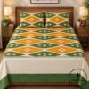 Pochampally Cotton Ikkat Double Bed Bedsheet