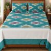Pochampally Cotton Ikkat Double Bed Bedsheet