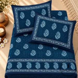 Royal Sanganer Pure Cotton Double Bed Bedsheet