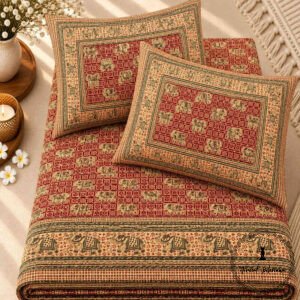 Royal Sanganer Pure Cotton Double Bed Bedsheet
