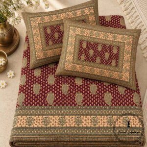 Royal Sanganer Pure Cotton Double Bed Bedsheet