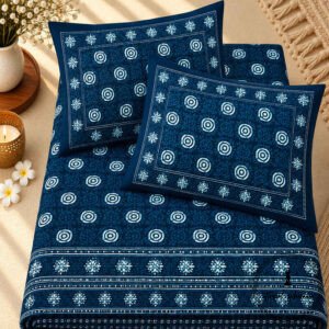 Royal Sanganer Pure Cotton Double Bed Bedsheet