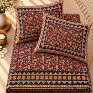 Royal Sanganer Pure Cotton Double Bed Bedsheet