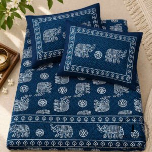 Royal Sanganer Pure Cotton Double Bed Bedsheet