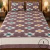 Pochampally Cotton Ikkat Double Bed Bedsheet