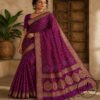 Art Silk Bandhani Saree - Authentic Tie-Dye Craftsmanship