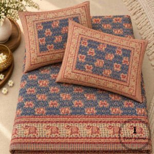Royal Sanganer Pure Cotton Double Bed Bedsheet