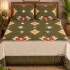 Pochampally Cotton Ikkat Double Bed Bedsheet