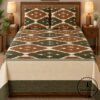 Pochampally Cotton Ikkat Double Bed Bedsheet