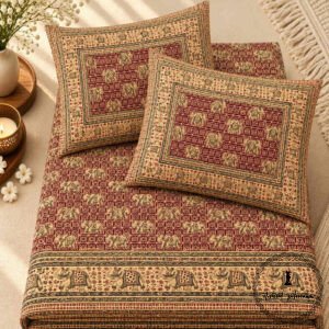 Royal Sanganer Pure Cotton Double Bed Bedsheet