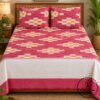 Pochampally Cotton Ikkat Double Bed Bedsheet