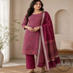 Linen Cotton Red