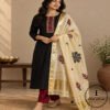 Beautiful Handcrafted Cotton Embroidered Dress Material
