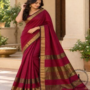 Maheshwari Handwoven Saree