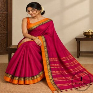 Beautiful Narayanpet Mercerised Cotton Sarees