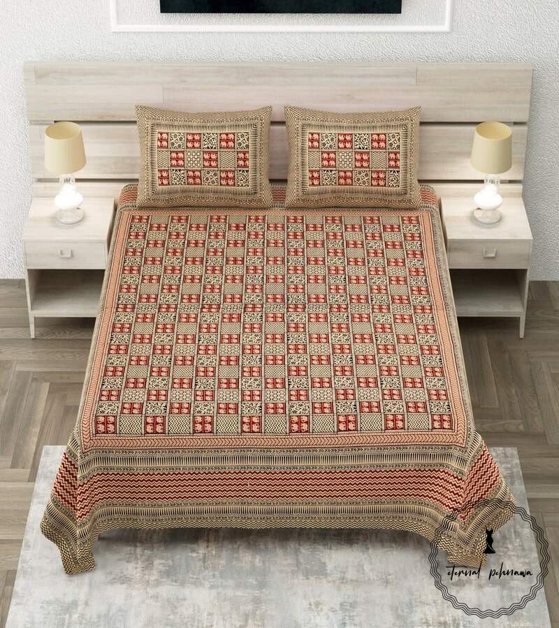 Royal Sanganer Pure Cotton Double Bed Bedsheet