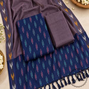 Pure Cotton Ikkat Suit