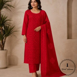 Applique Work Pure Cotton Suit at Best Price