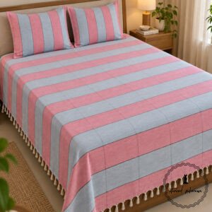 Traditional Cotton Double Bed Bedsheet from Chhatarpur