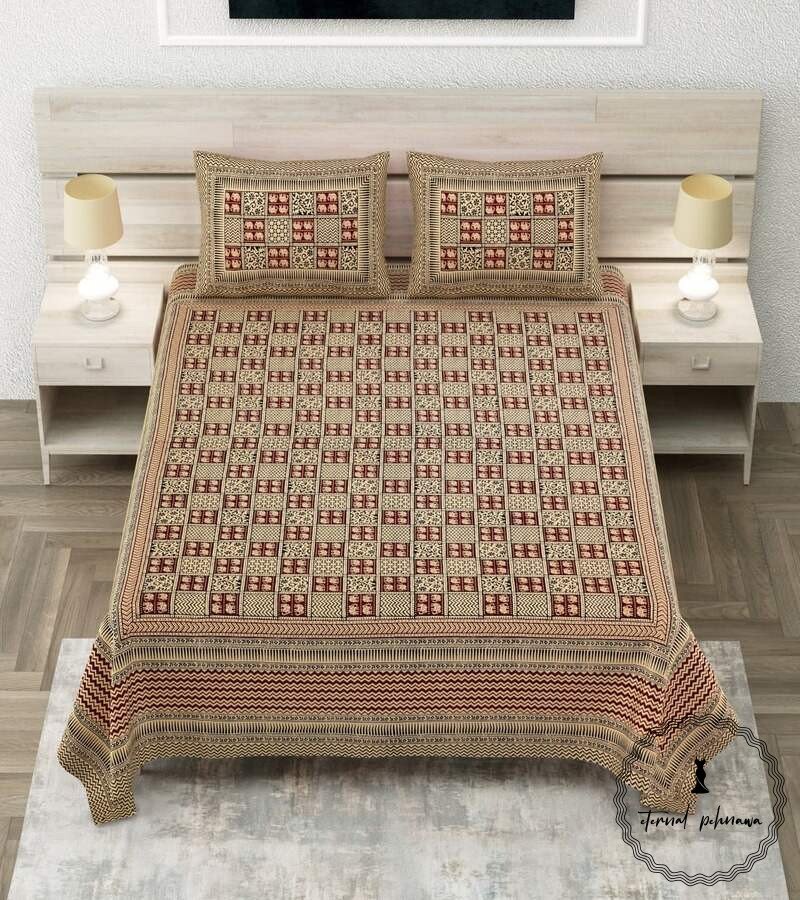 Royal Sanganer Pure Cotton Double Bed Bedsheet