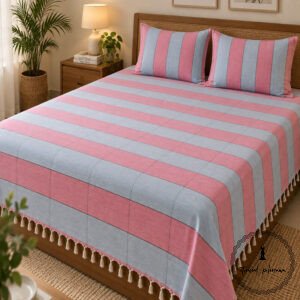 Traditional Cotton Double Bed Bedsheet from Chhatarpur