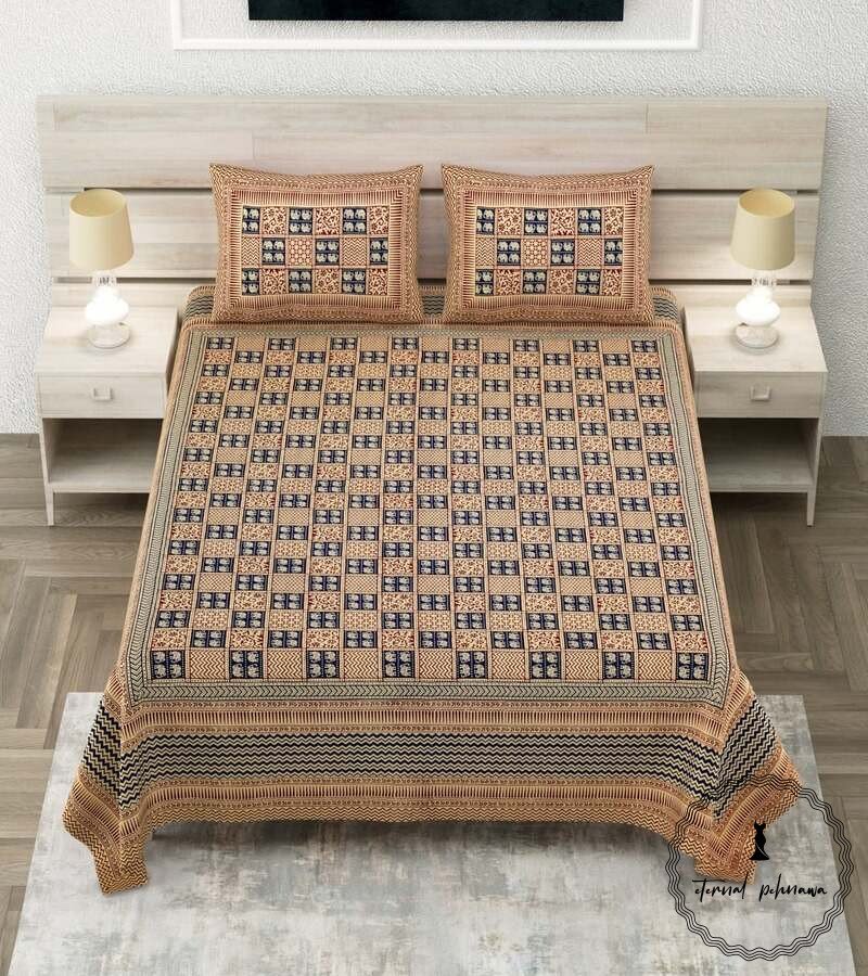 Royal Sanganer Pure Cotton Double Bed Bedsheet