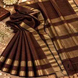 Fabric silk by cottan soft material zari tisu