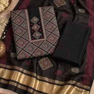 Beautiful Handcrafted Cotton Embroidered Dress Material