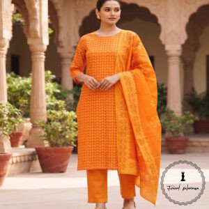 Applique Work Pure Cotton Suit at Best Price