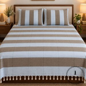 Traditional Cotton Double Bed Bedsheet from Chhatarpur