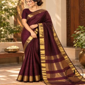 Maheshwari Handwoven Saree