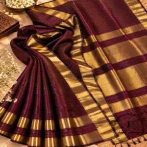 Maheshwari Handwoven Saree
