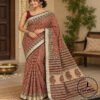 Exclusive Linen Cotton Sarees With Blouse Piece