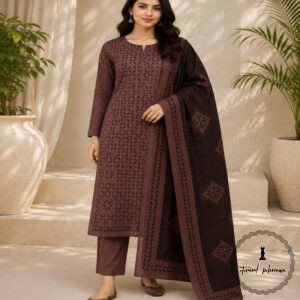 Applique Work Pure Cotton Suit at Best Price