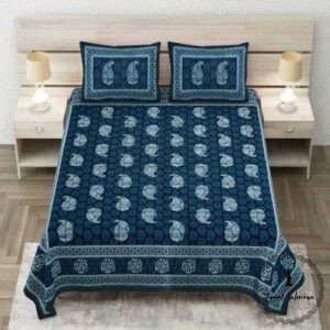 Royal Sanganer Pure Cotton Double Bed Bedsheet
