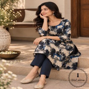 Traditional Kalamkari Handloom Kurta Fabric