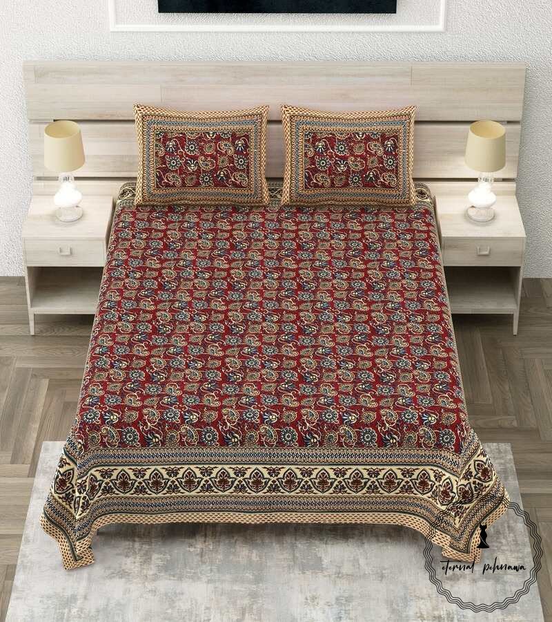 Royal Sanganer Pure Cotton Double Bed Bedsheet