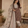 Beautiful Handcrafted Cotton Embroidered Dress Material