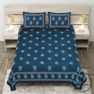 Royal Sanganer Pure Cotton Double Bed Bedsheet