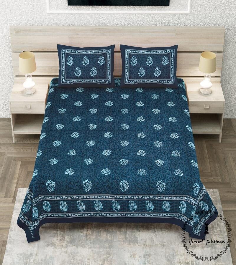 Royal Sanganer Pure Cotton Double Bed Bedsheet