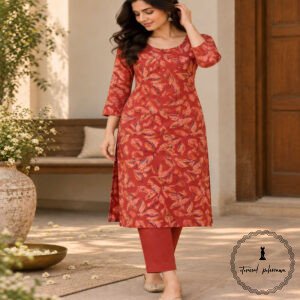 Traditional Kalamkari Handloom Kurta Fabric