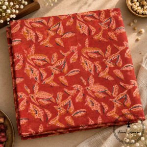 Traditional Kalamkari Handloom Kurta Fabric